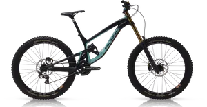 Polygon Mountain Bike Profile View PNG Image