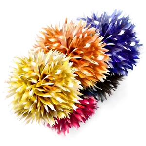 Pom Poms A PNG Image