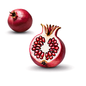 Pomegranate Fruit Slice PNG ady19 PNG