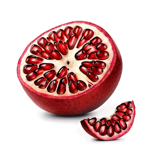 Pomegranate Fruit Slice PNG aty PNG