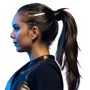 Ponytail For Dance Png 06262024 PNG Image