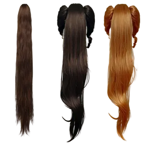 Ponytail For Long Hair Png 06262024 PNG Image