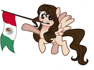 Heyyasyfox, Female, Flag, Mare, Mexico, Mouth Hold, - Mexico Flag, HD Png Download PNG image with transparent background