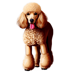Poodle Dog Illustration PNG 1 PNG image with transparent background