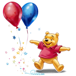Pooh Bear Birthday PNG 45 PNG
