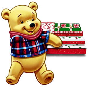 Pooh Bear Christmas PNG gmj PNG