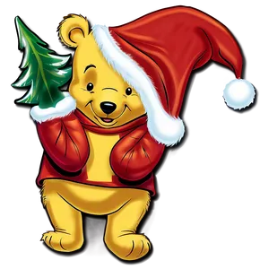 Pooh Bear Christmas Png Non26 PNG Image