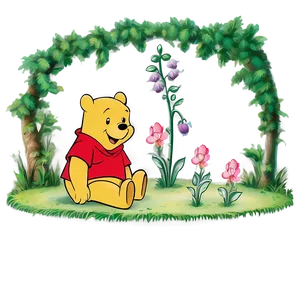 Pooh Bear Classic Storybook Png Smi90 PNG Image