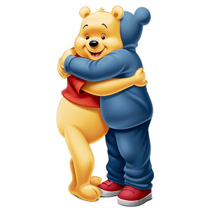 Pooh Bear Hug PNG 06202024 PNG
