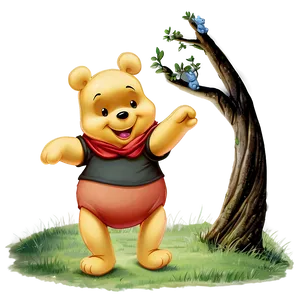 Pooh Bear In Love Png 82 PNG Image