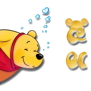 Pooh Bear Laughing Png Mqm PNG Image