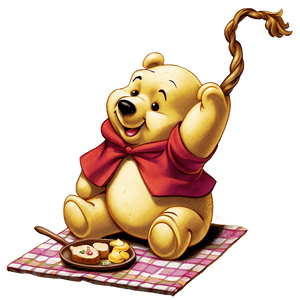 Pooh Bear Picnic PNG 3 PNG