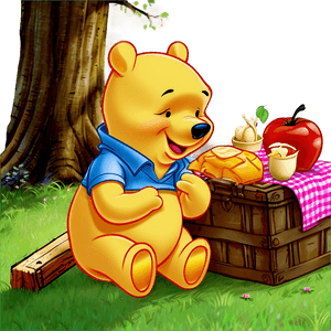 Pooh Bear Picnic PNG 61 PNG