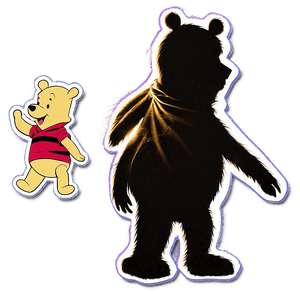 Pooh Bear Silhouette PNG 57 PNG