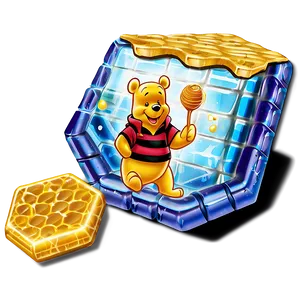 Pooh Bear With Honeycomb Png Ans PNG Image