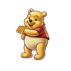 Pooh Bear With Honeycomb Png Ytx PNG Image