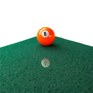 Pool Ball On Green Felt Png 35 PNG Image