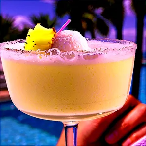 Poolside Pina Colada Enjoyment Png 33 PNG Image