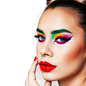 Pop Art Inspired Makeup PNG gks50 PNG image with transparent background