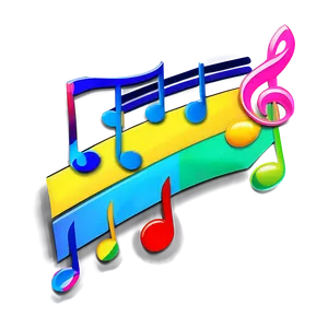 Pop Music Notes Png Rhv PNG Image