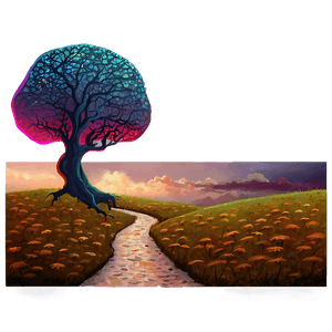 Pop Surrealism Landscape PNG 06242024 PNG image with transparent background