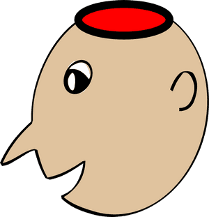 Popeye Iconic Sailor Head Vector PNG image with transparent background