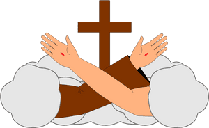 Popeyeas Jesus Vector Illustration PNG image with transparent background