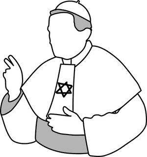 Popeyeas Pope Illustration PNG image with transparent background