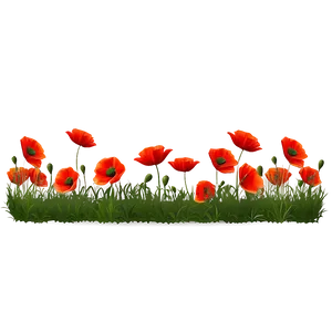 Poppy Field Landscape Png Cki37 PNG Image