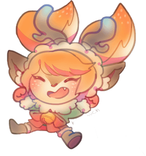 #poppy #lol #league Of Legends #xmas #navidad #reno - League Of Legends Chibi Poppy, HD Png Download PNG image with transparent background