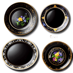 Porcelain Plates Set PNG 06212024 PNG
