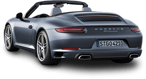 Porsche 911 Carrera Back View Car Png Image, Transparent Png PNG image with transparent background