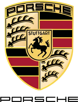 Porsche Crest Logo PNG Image