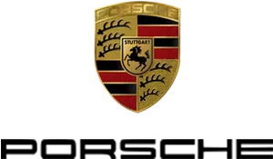 Porsche Logoand Wordmark PNG Image