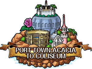 Port Town Acacia To Coliseum - One Piece Treasure Cruise Port Town Acacia, HD Png Download PNG image with transparent background