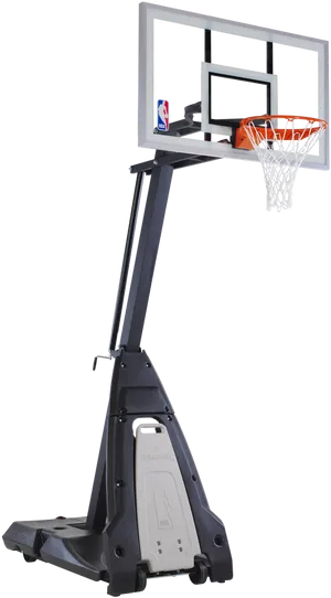 Portable Basketball System Spalding PNG Image