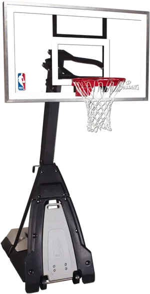 Portable Basketball System Spalding PNG Image