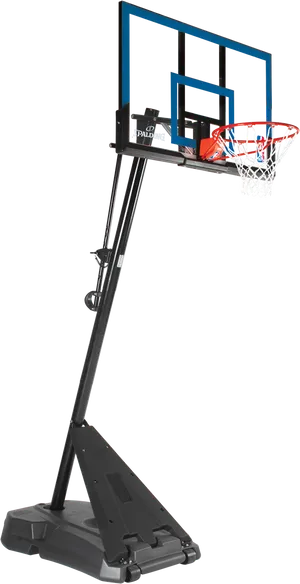 Portable Basketball System Spalding PNG Image