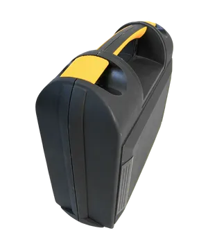 Portable Black Yellow Toolbox PNG Image