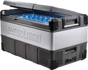 105 Litre Ac/dc Fridge Freezer - Coolman Fridge PNG