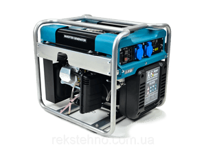 Portable Inverter Generator Blueand Black PNG image with transparent background