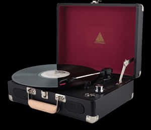 Vinyl Record Player Png - Vintage Record Player Transparent Background, Png Download PNG