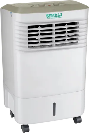 Portable White Air Cooler PNG Image