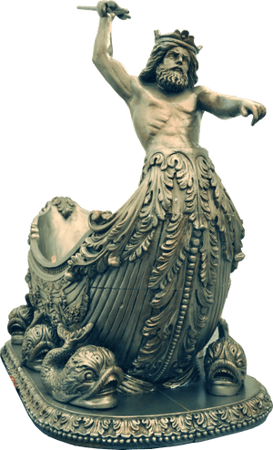 Clip Art Neptune Mythology - Sculpture, HD Png Download PNG with transparent background