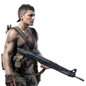 Post-apocalyptic Wanderer Png Kmm62 PNG Image