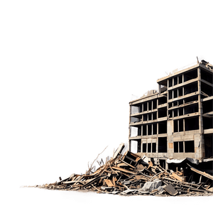 Post-Disaster Building Rubble PNG 06212024 PNG