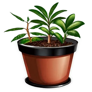 Potted Plant Fertilizers Png 06122024 PNG Image