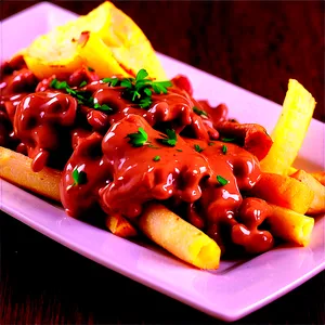 Poutine With Stroganoff Sauce Png 06252024 PNG Image