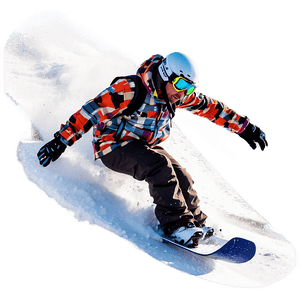 Powder Snowboarding PNG lau PNG image with transparent background