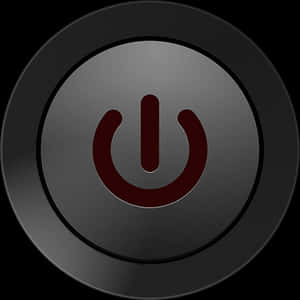 Power Symbol Button Graphic PNG image with transparent background